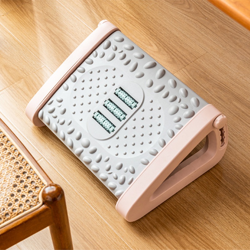 Foot Step Stool Massage Roller - Footrest Under Desk review and price