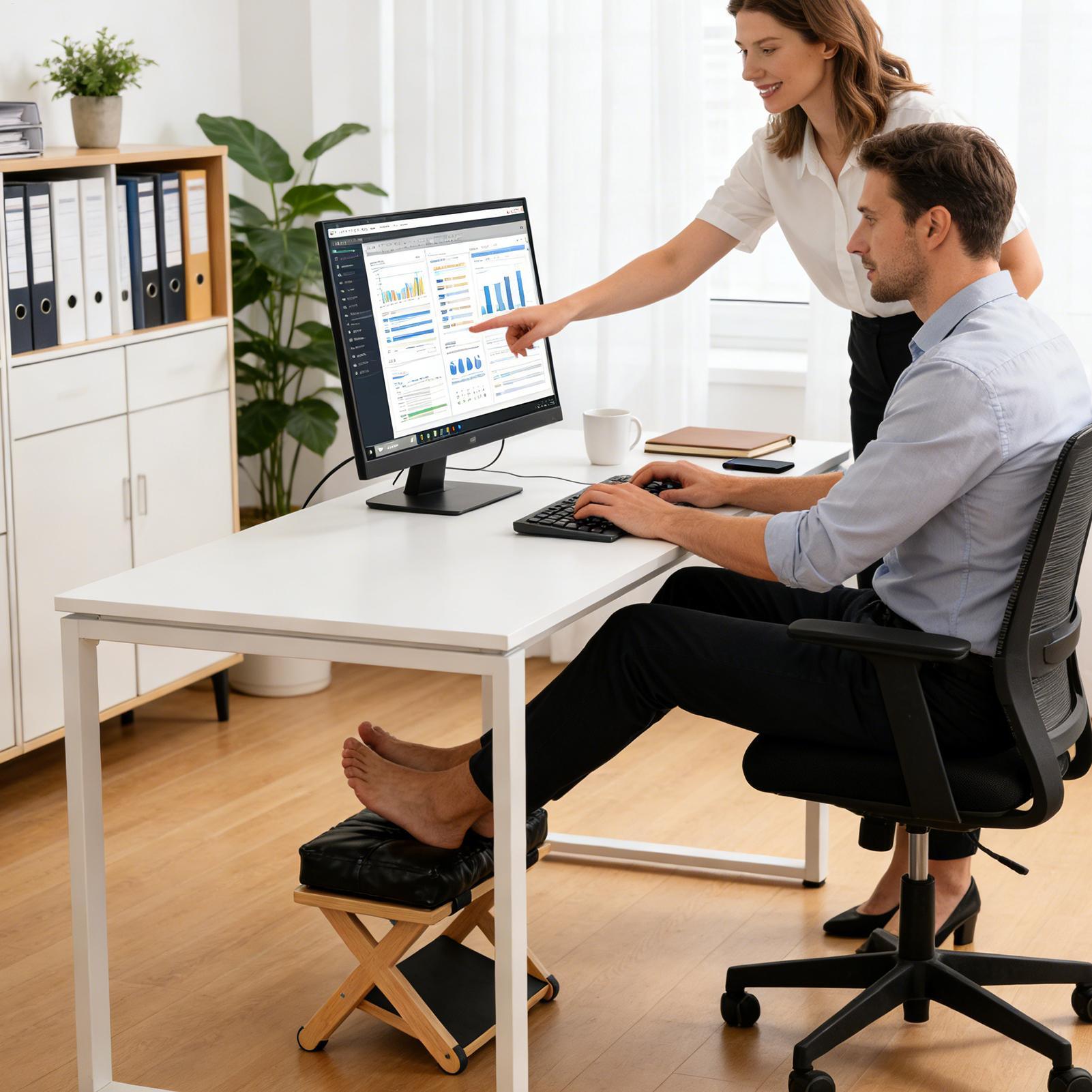 Under Desk Foot Rest Wooden Do - Footrest Under Desk review and price