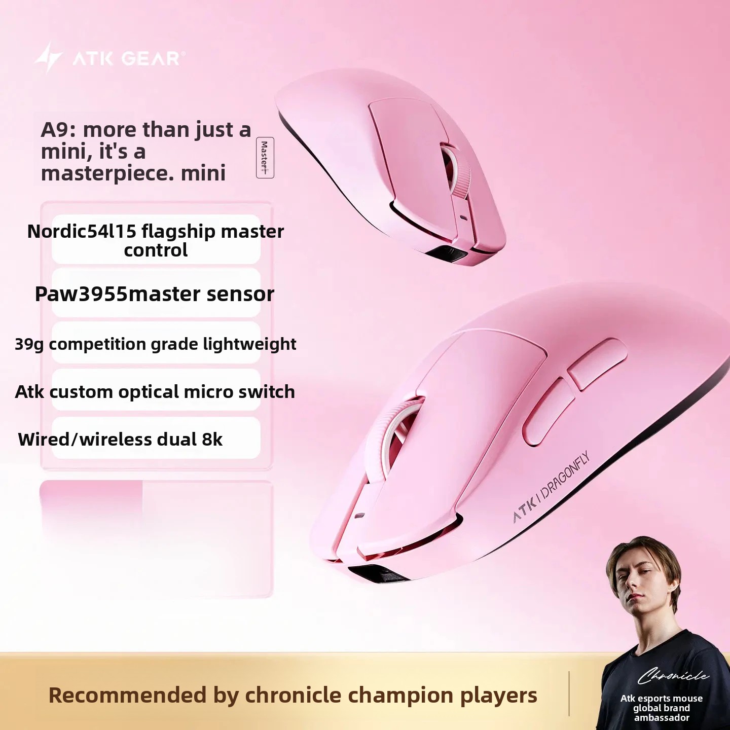 ATK Dragonfly A9 MINI Ultimate - Ultimate Esports Gaming review and price