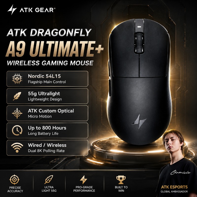 ATK Dragonfly A9 Ultimate+ Gam - Ultimate Esports Gaming review and price