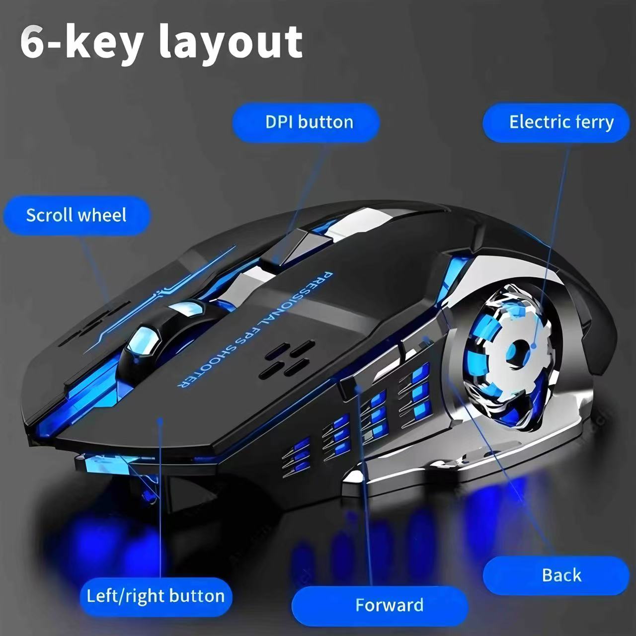 Bluetooth Mouse Gaming Compute - Esports Gaming Mouse Wireless review and price