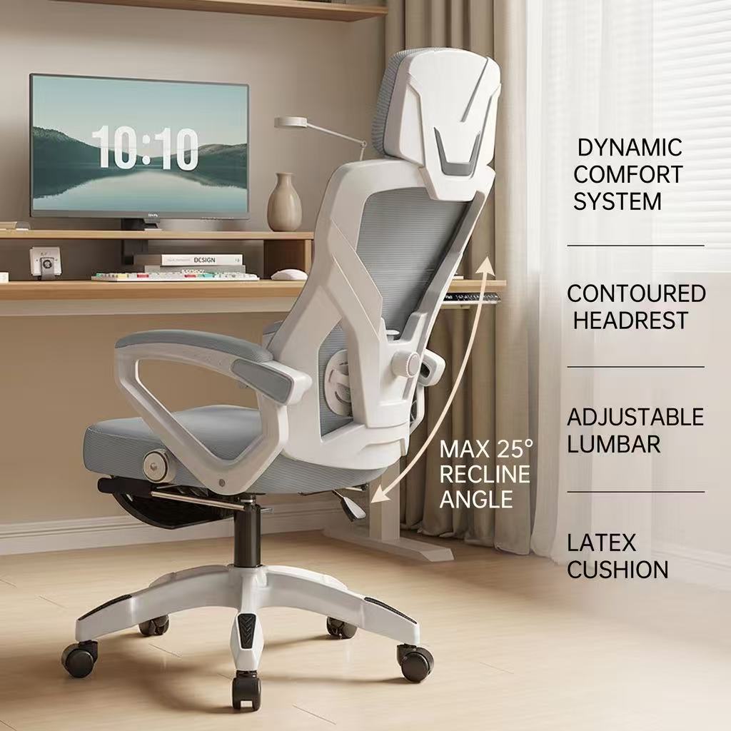 Ergonomic Gaming Office Chair  - Footrest Under Desk review and price