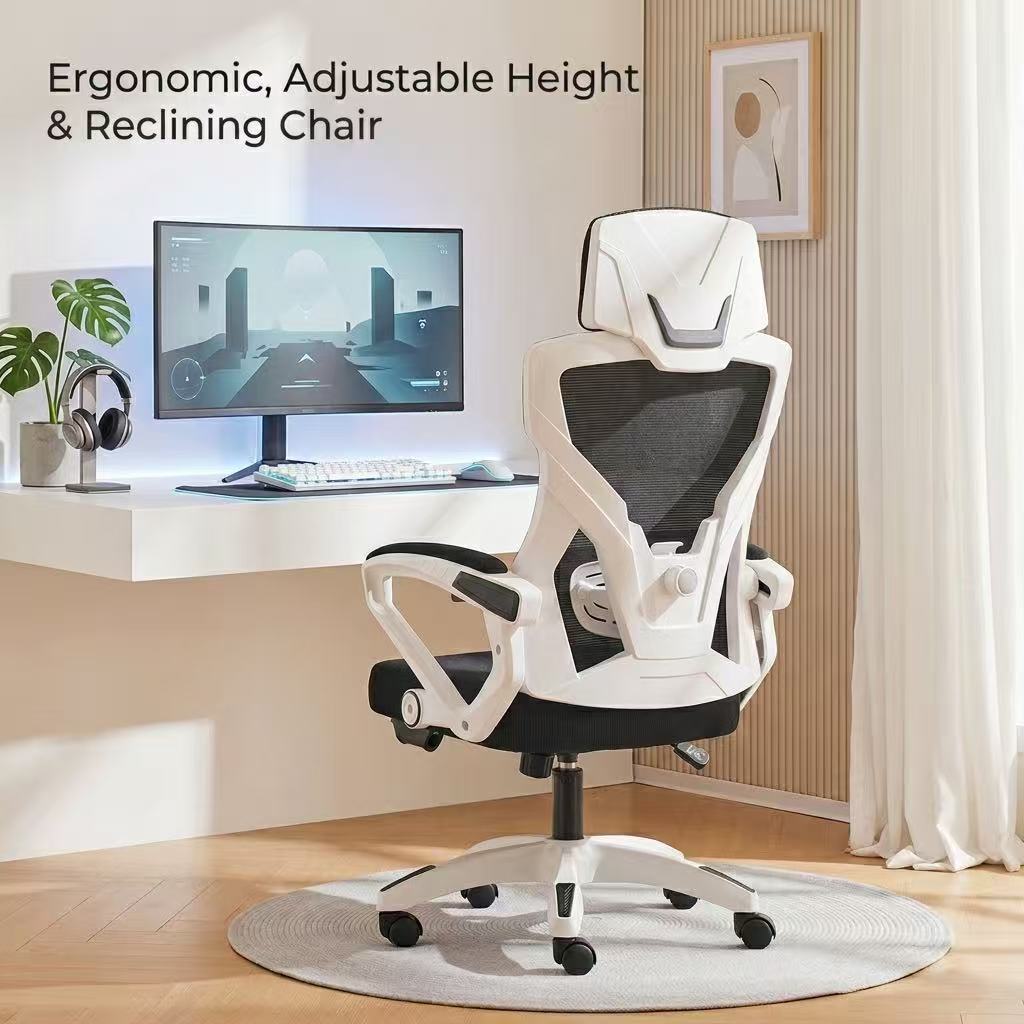 Ergonomic Gaming Office Chair  - Footrest Under Desk review and price
