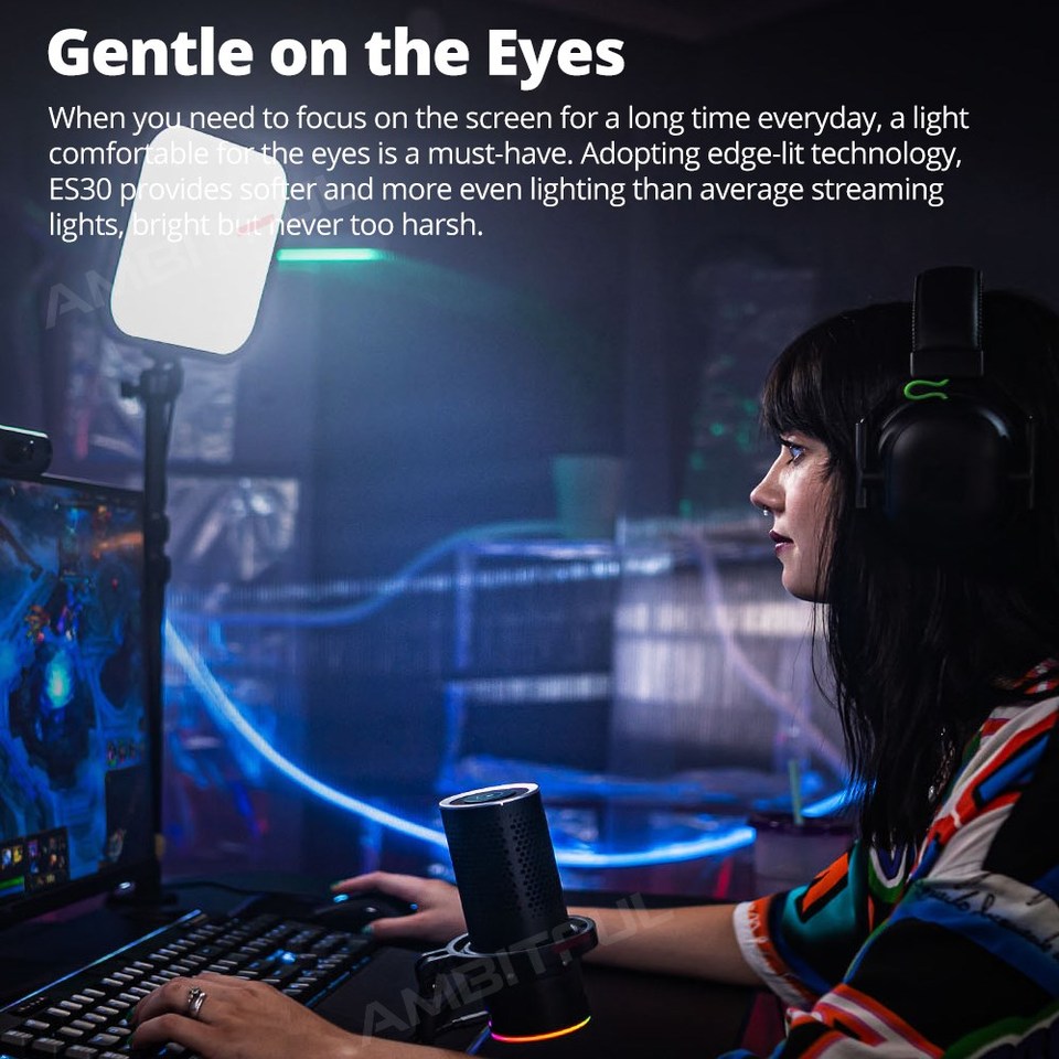 Godox LED Gaming Light ES30 E- - Esports Gaming Photo review and price